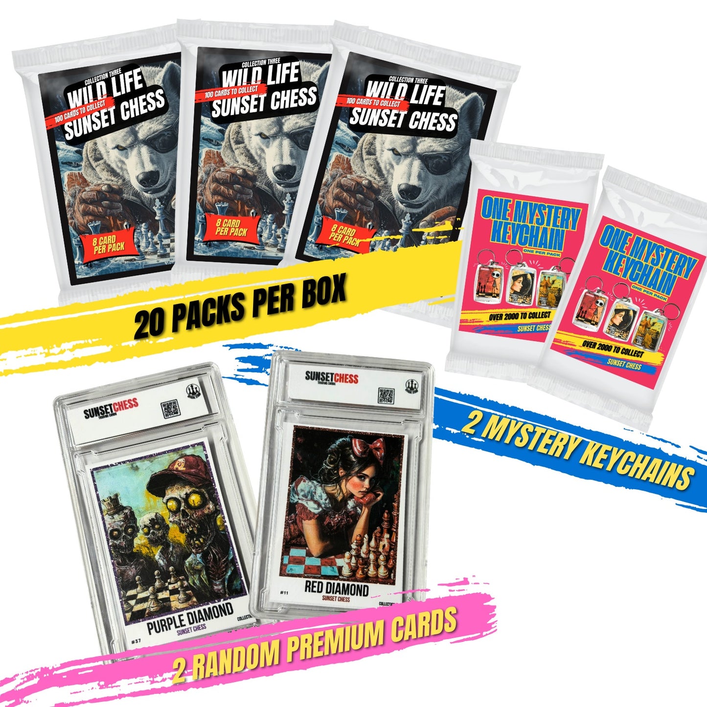 Wild Life Box 3 - Jumbo Box Pack - Chess Trading Cards
