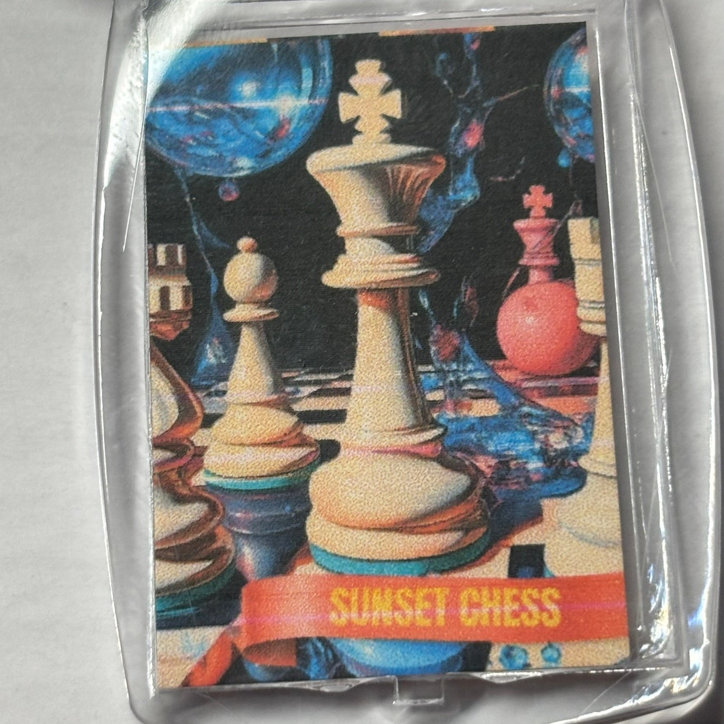 Retro Chess - Chess  Photo Keychain