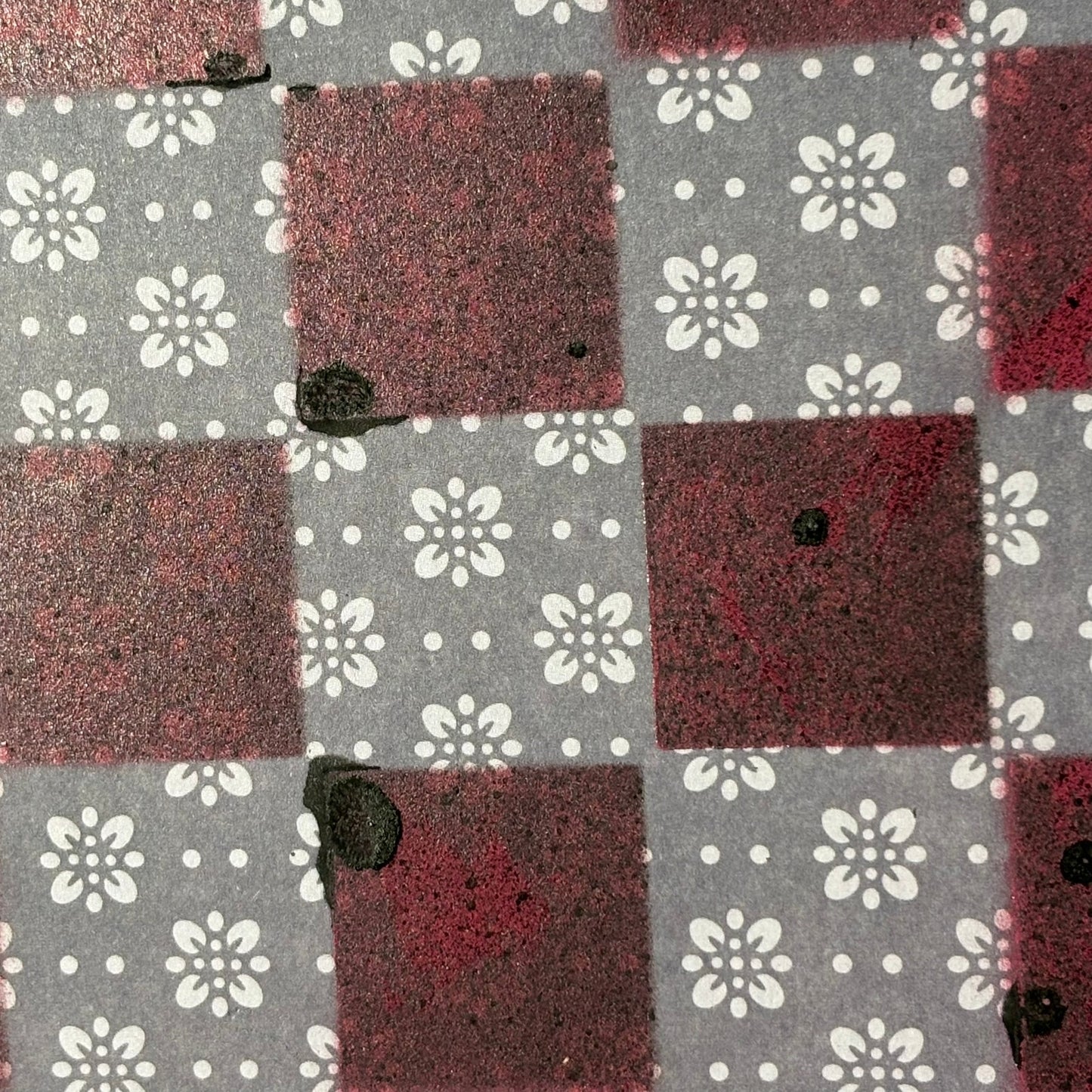 Vintage Purple/Pink - Scrapbook Chess Board