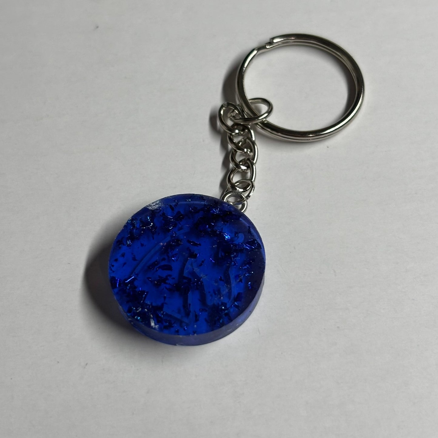 Blue Knight - Handmade Resin Keychain