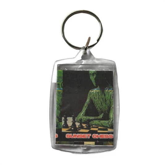 The Green Man - Chess  Photo Keychain