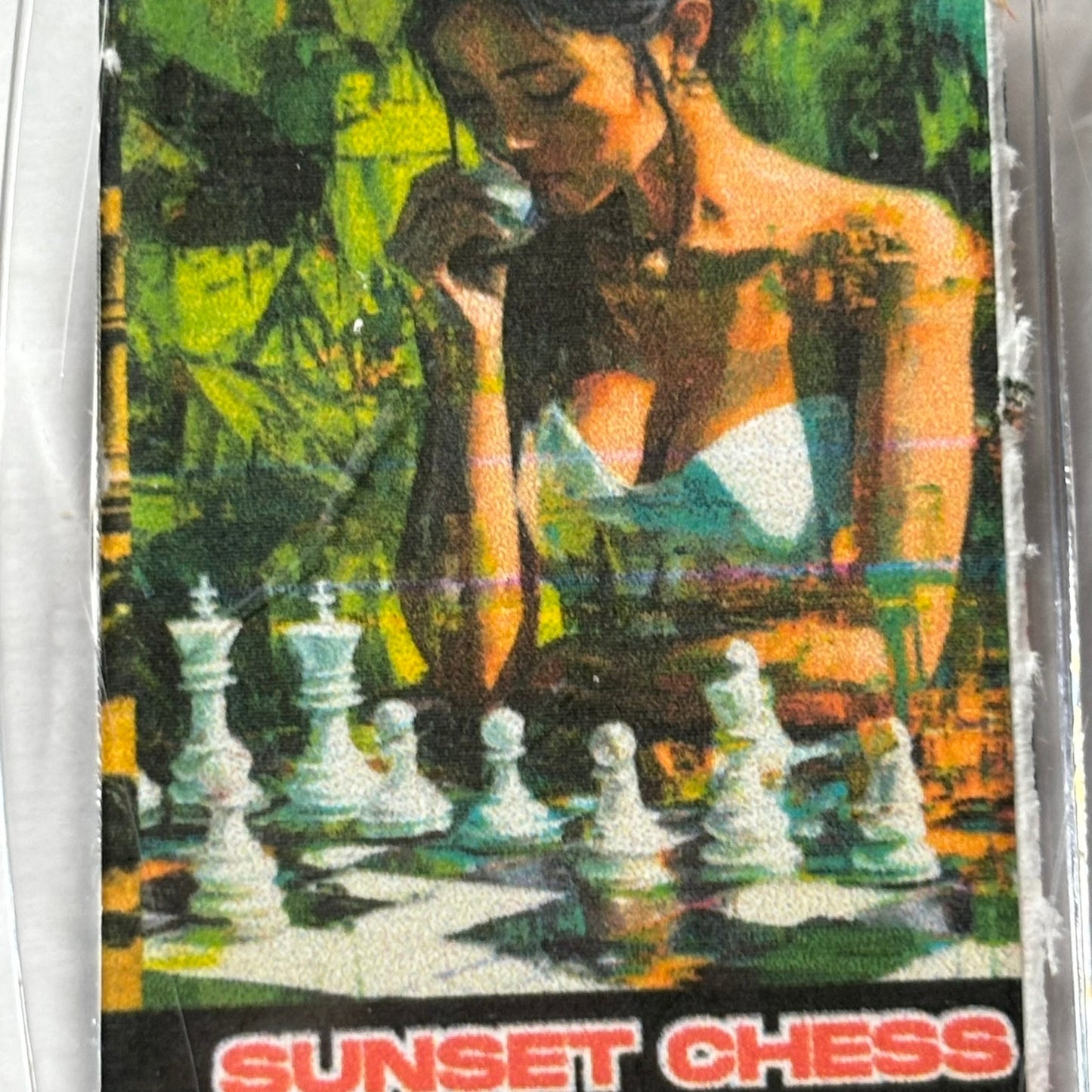 Outdoors - Chess  Photo Keychain