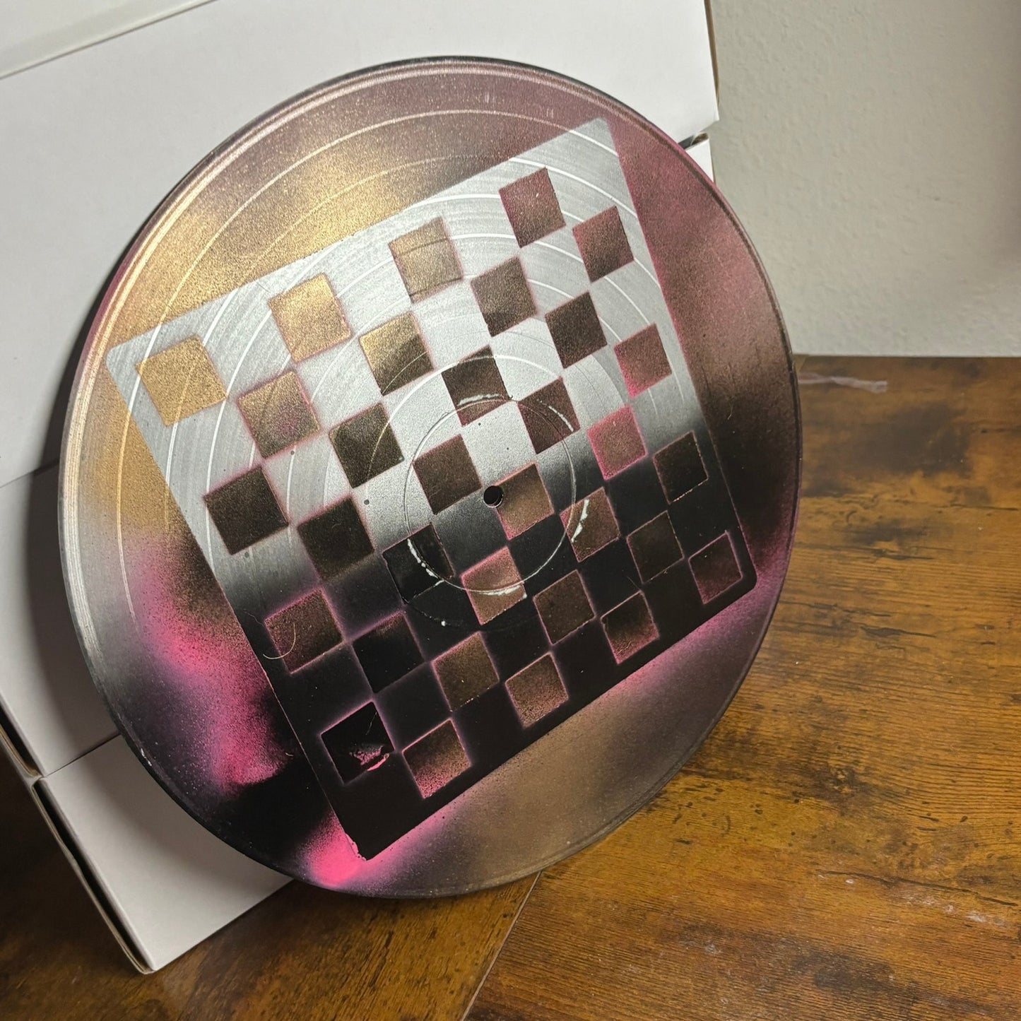 The Void Mix - Vinyl Chess Board