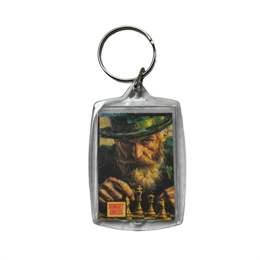 Stern Man - Chess  Photo Keychain