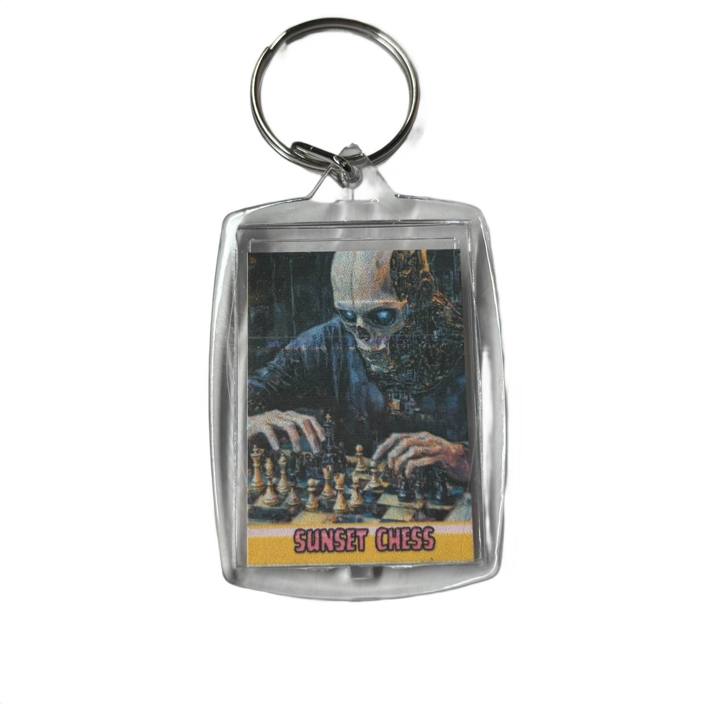 Cyborg - Chess  Photo Keychain