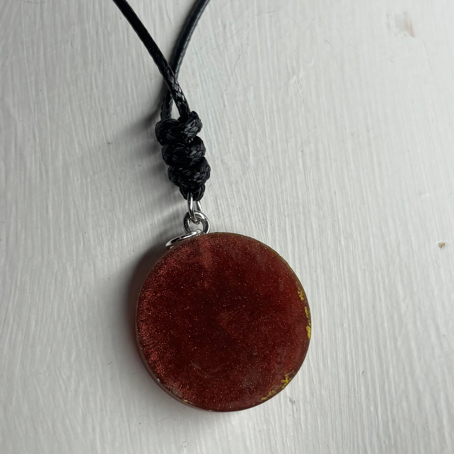 Dark Knight - Handmade Resin Chess Necklace