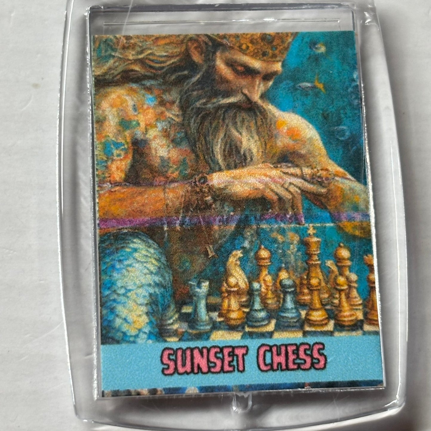 Underwater King - Chess  Photo Keychain