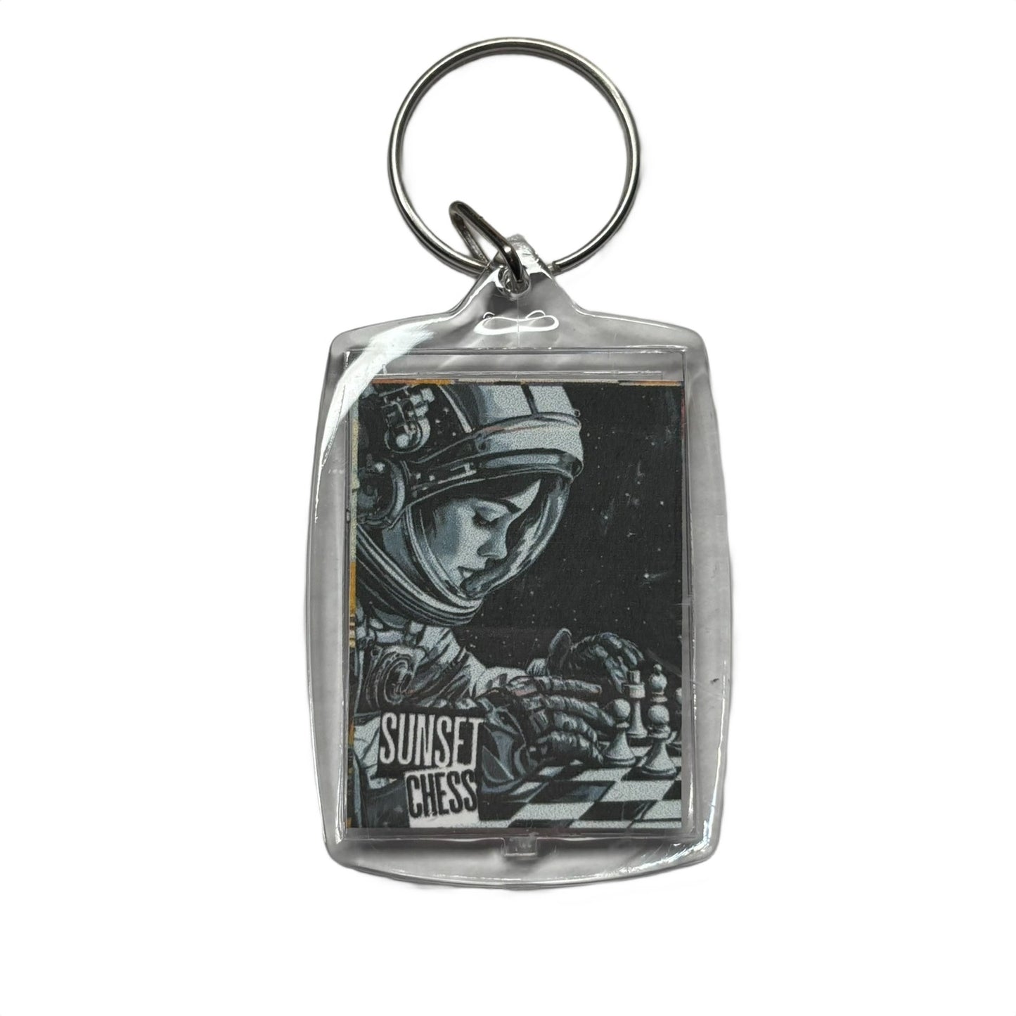 Space Woman - Chess  Photo Keychain