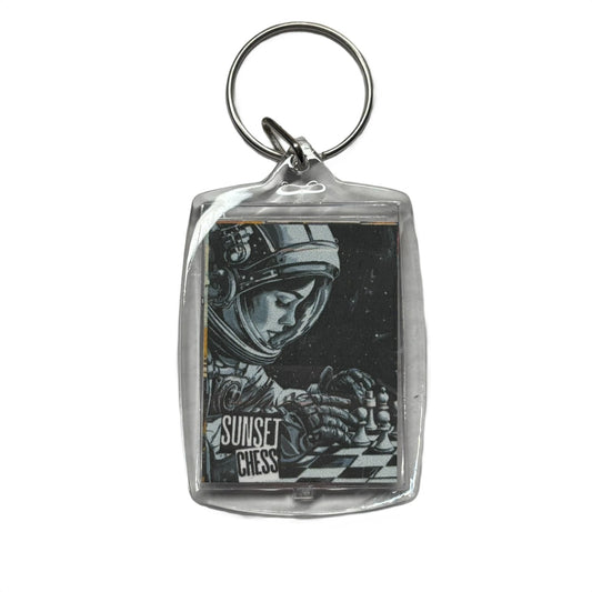 Space Woman - Chess  Photo Keychain