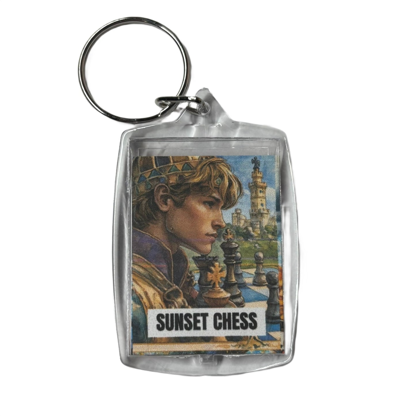 Young Prince - Chess  Photo Keychain