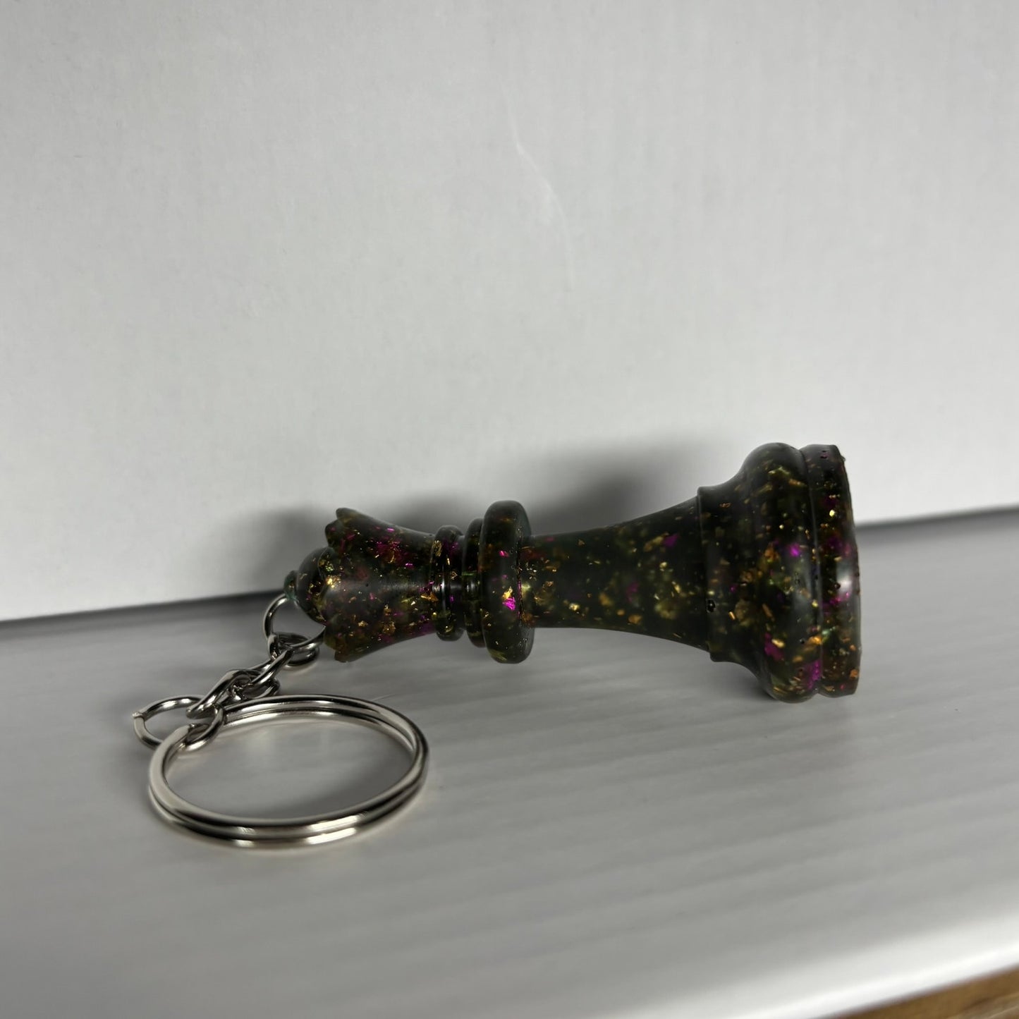 Queen Royal Handmade Resin Keychain - One of a Kind Design