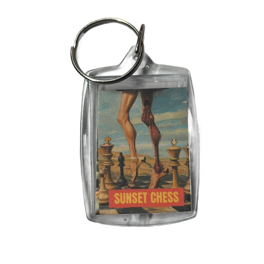 Skinny Legs - Chess  Photo Keychain