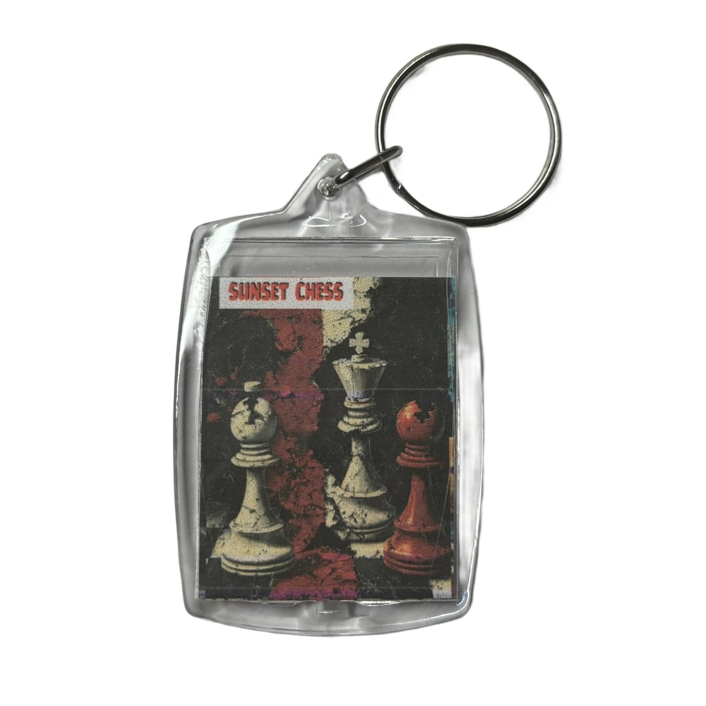 Simple Game - Chess  Photo Keychain