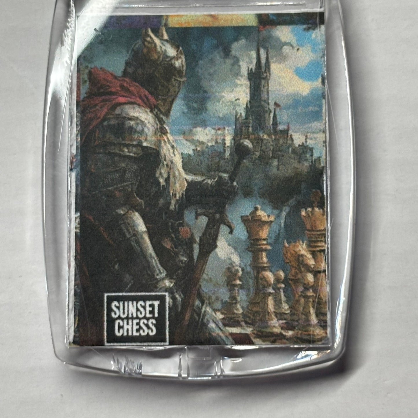 His Kingdom - Chess  Photo Keychain