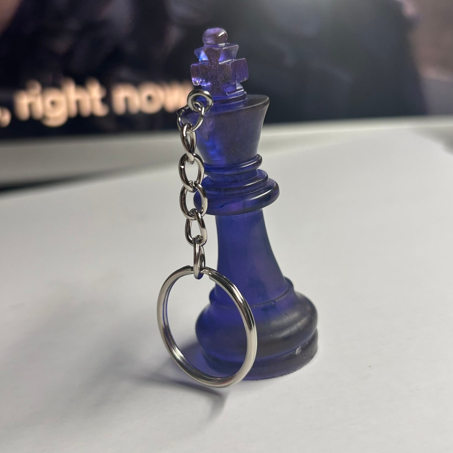 Purple King - Handmade Resin Keychain