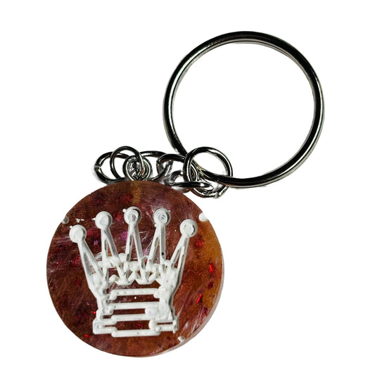 Furnace Orange Queen - Handmade Resin Keychain