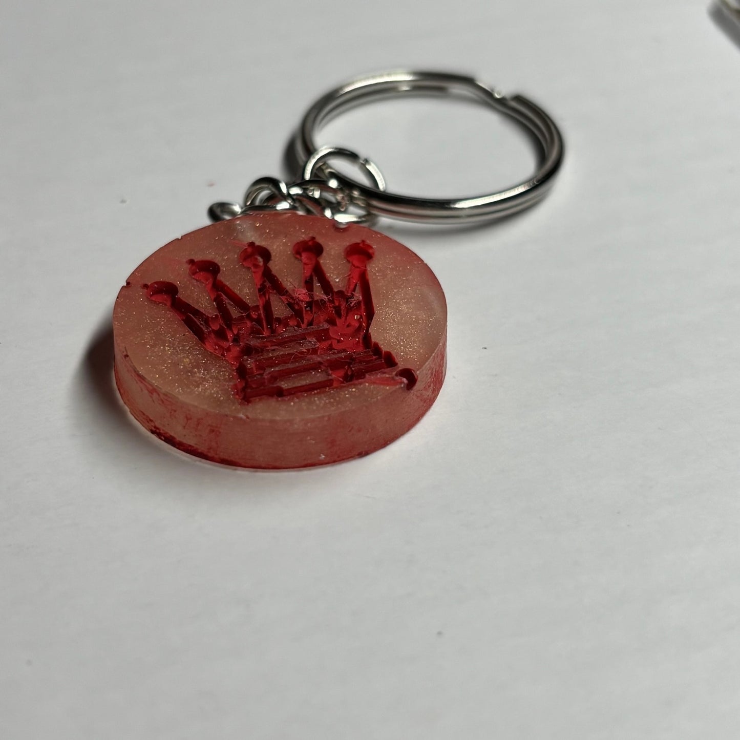 Red Dark King - Handmade Resin Keychain