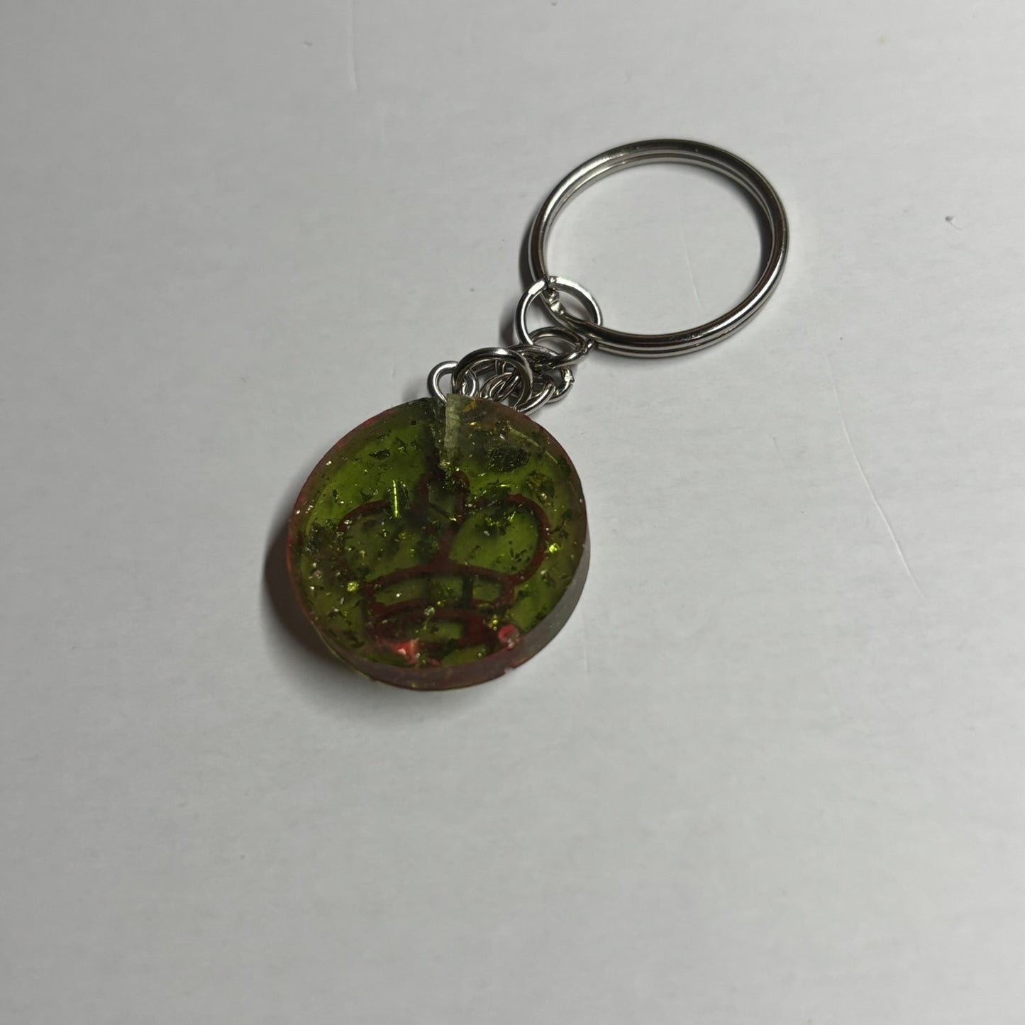 King's Red Lining Glory - Handmade Resin Keychain - Flat Edition