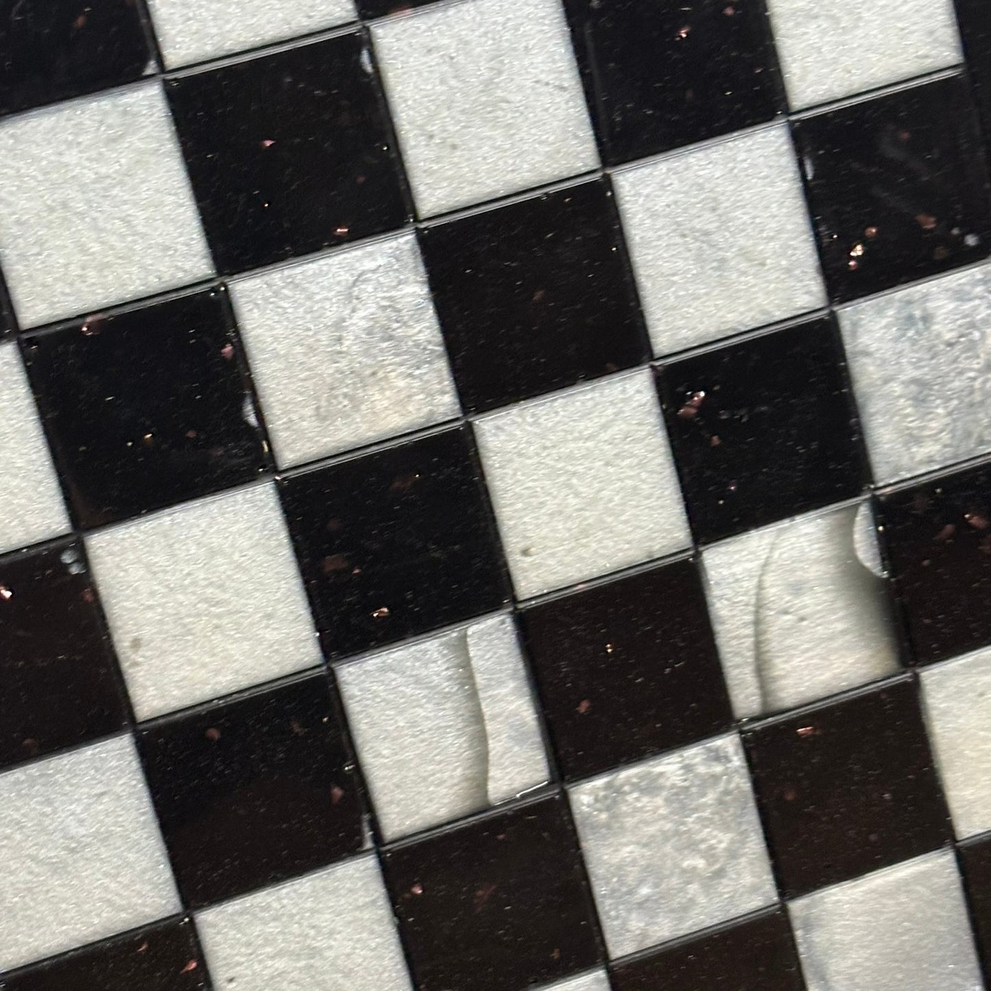 Prestigious Black & White - Resin Chess Board