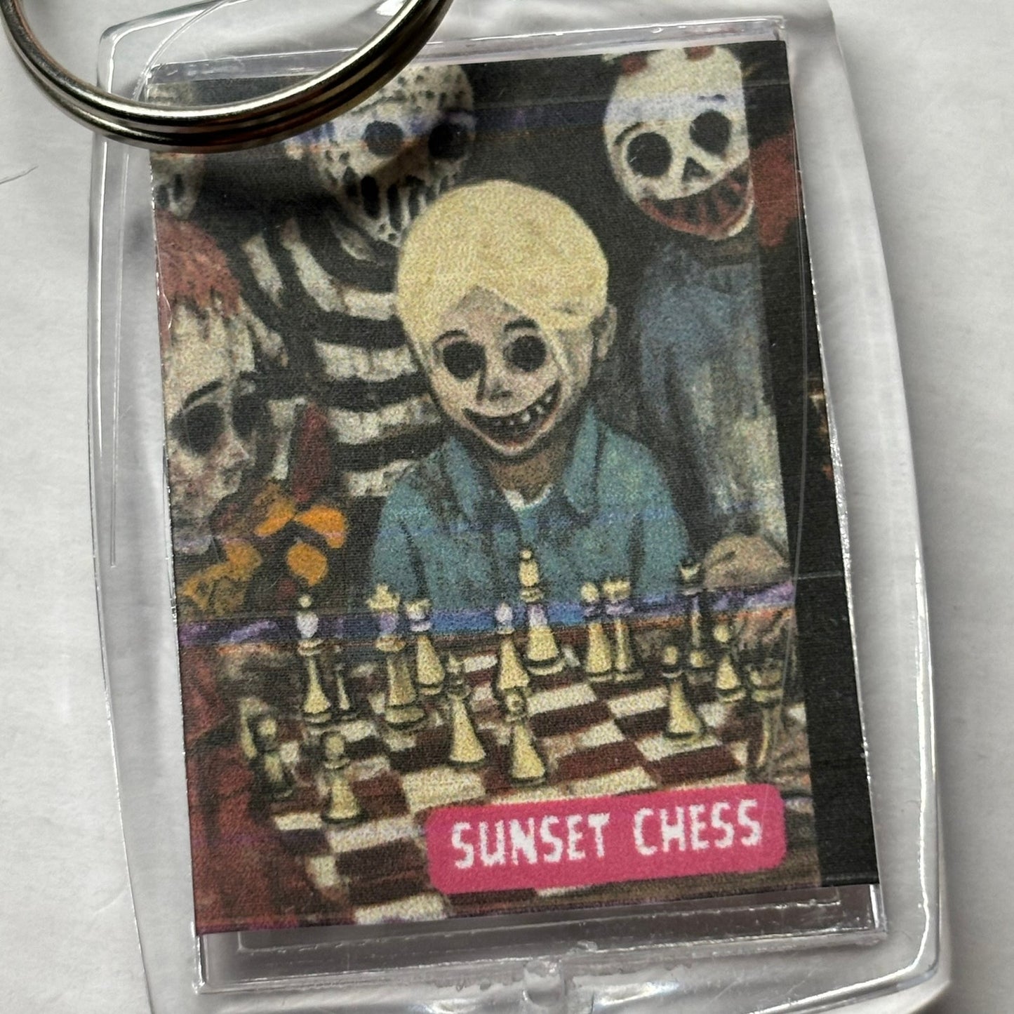 Dark Birthday - Chess  Photo Keychain