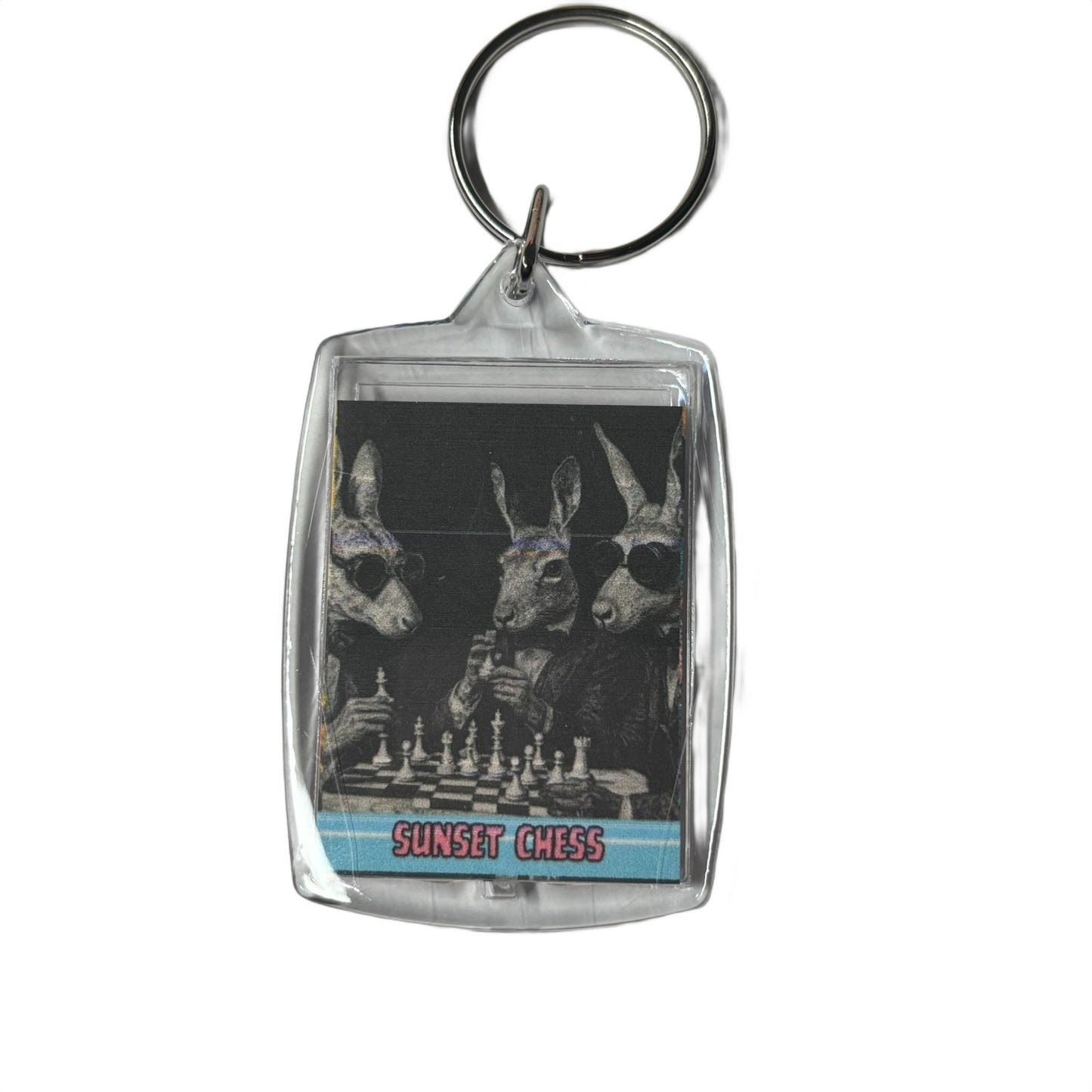 Beasts Night Out - Chess  Photo Keychain