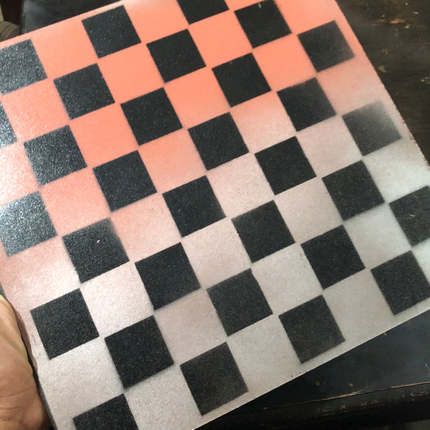 Orange Fade - Painted Chess Set