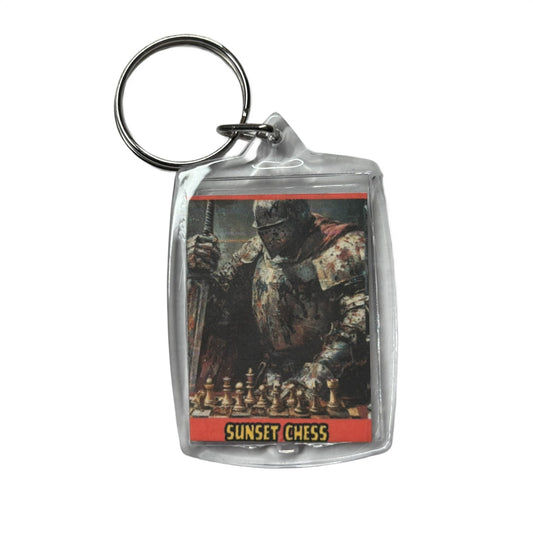 Strong Knight - Chess  Photo Keychain
