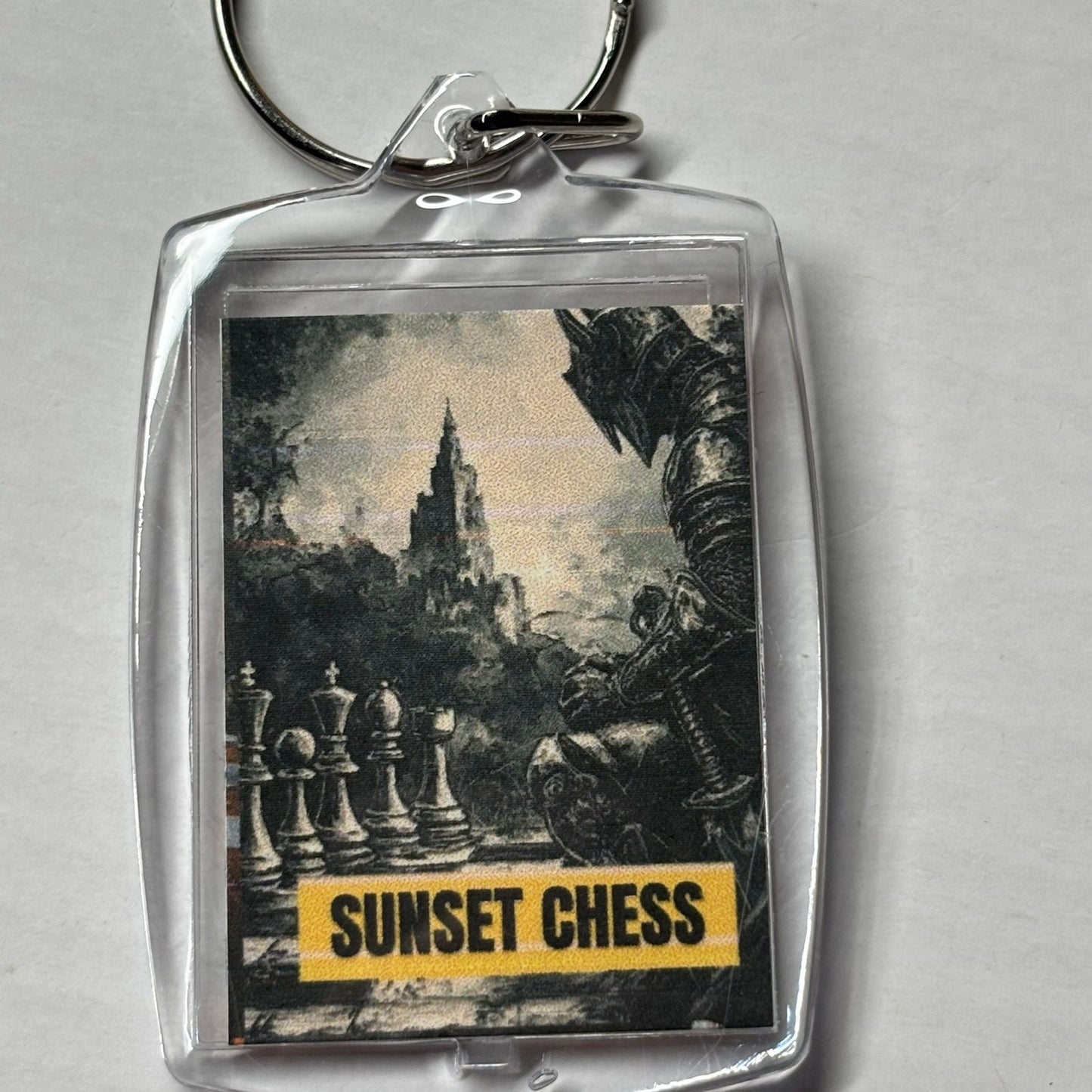 Medieval - Chess  Photo Keychain