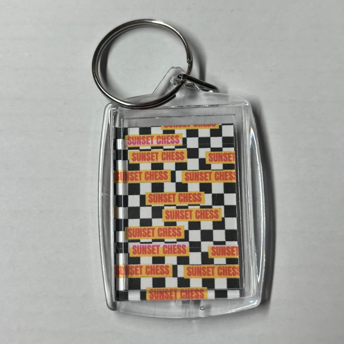 Lion - Chess  Photo Keychain
