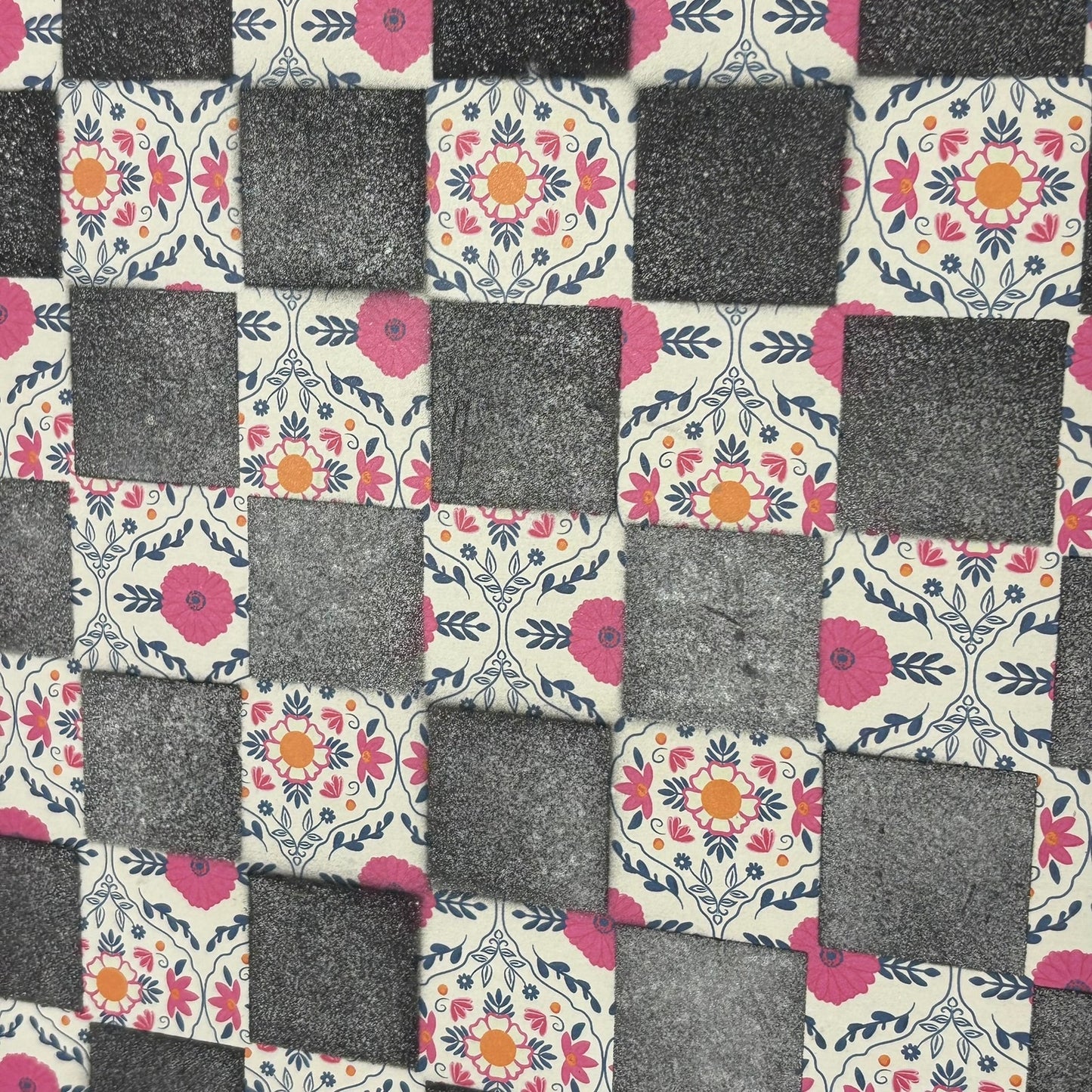Vibrant Pattern - Scrapbook Chess Board