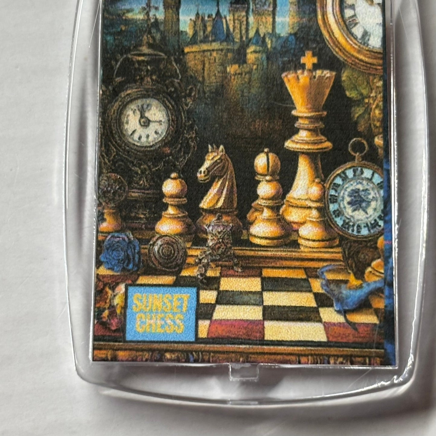 Classy - Chess  Photo Keychain