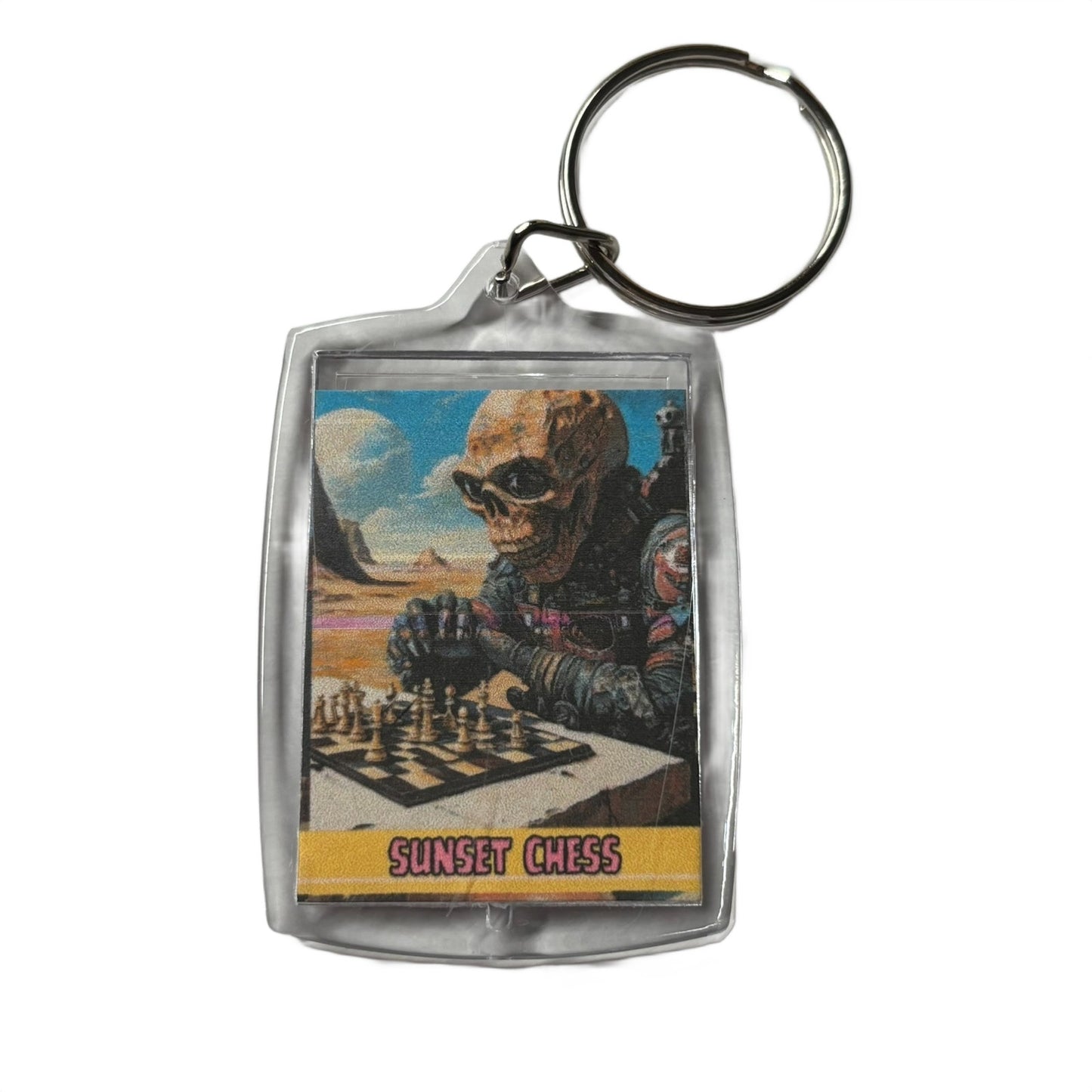 Mars Wastelands - Chess  Photo Keychain