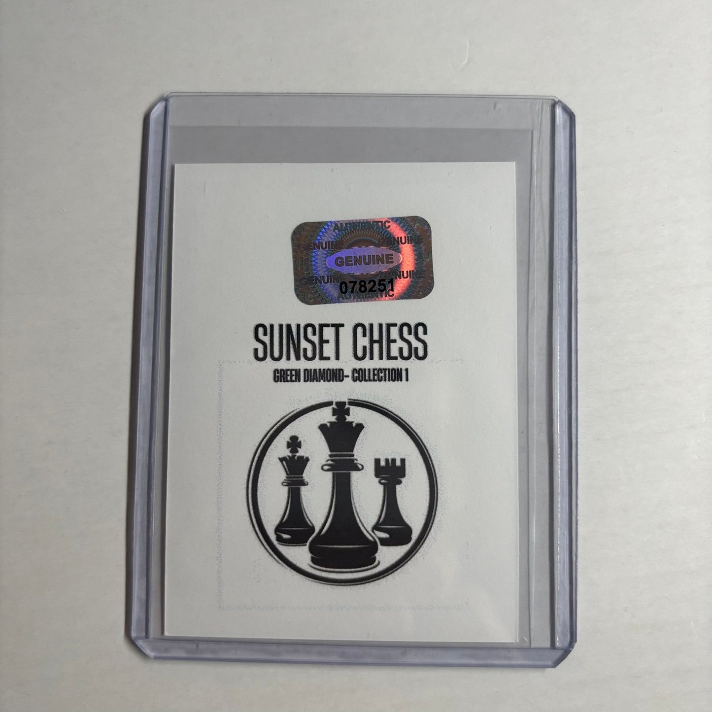 Green Diamond Collection 1 - Trading Card