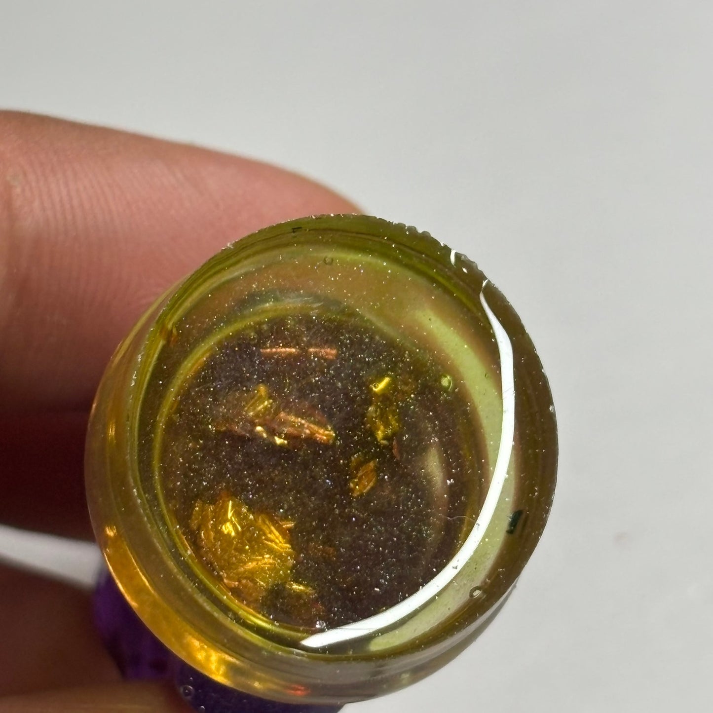 Purple Crystal Knight - Handmade Resin Keychain