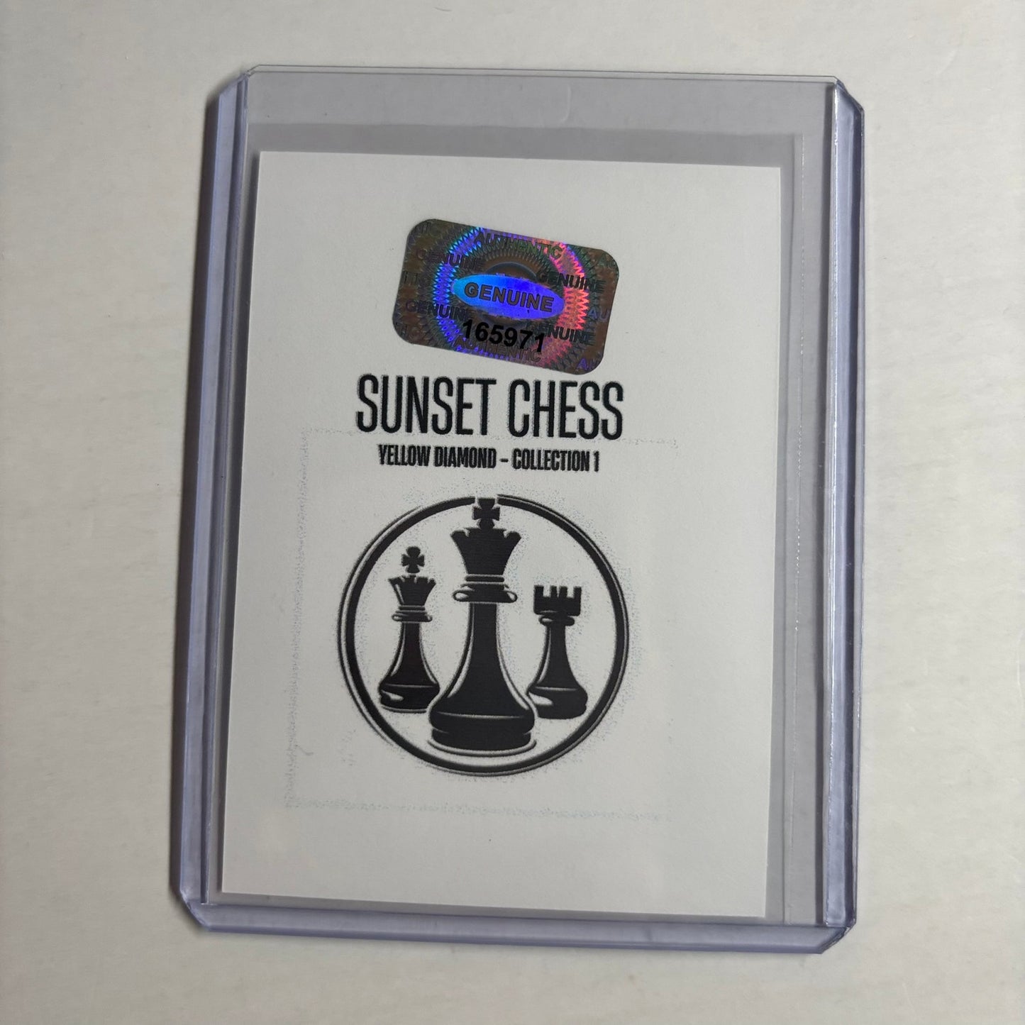 Yellow Diamond Collection 1 - Trading Card