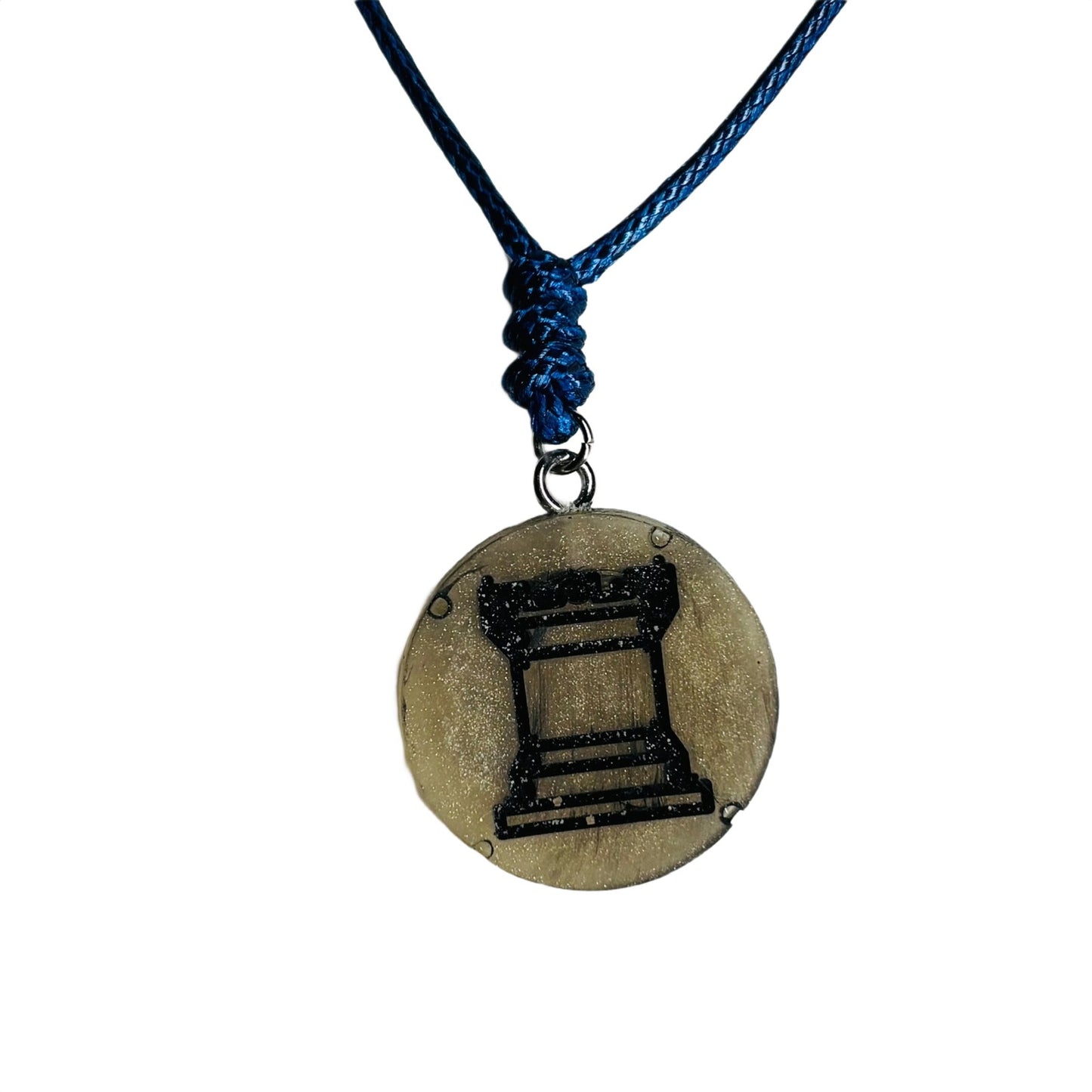 Classic Rook - Handmade Resin Chess Necklace