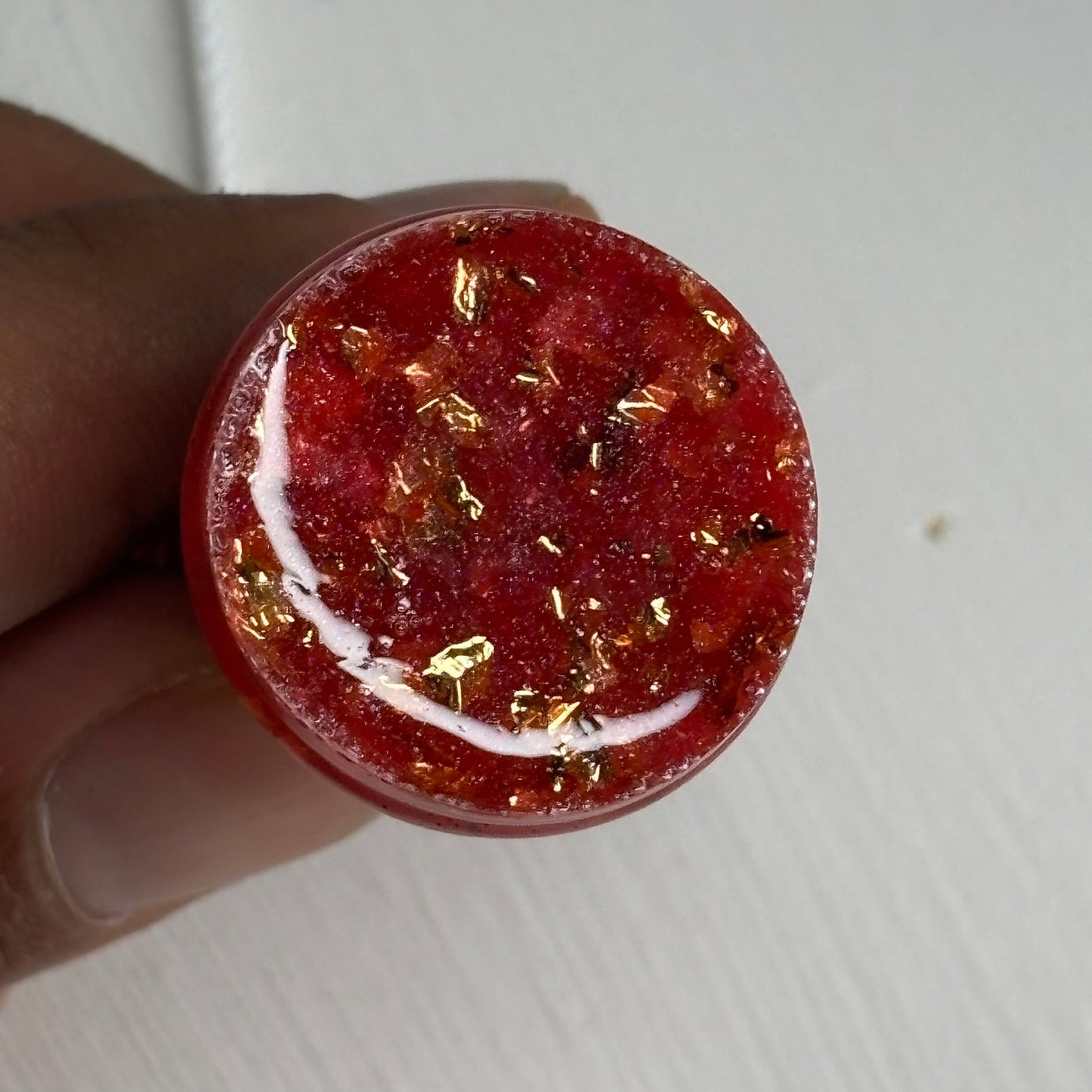 Sparkle Red Knight - Handmade Resin Chess Necklace