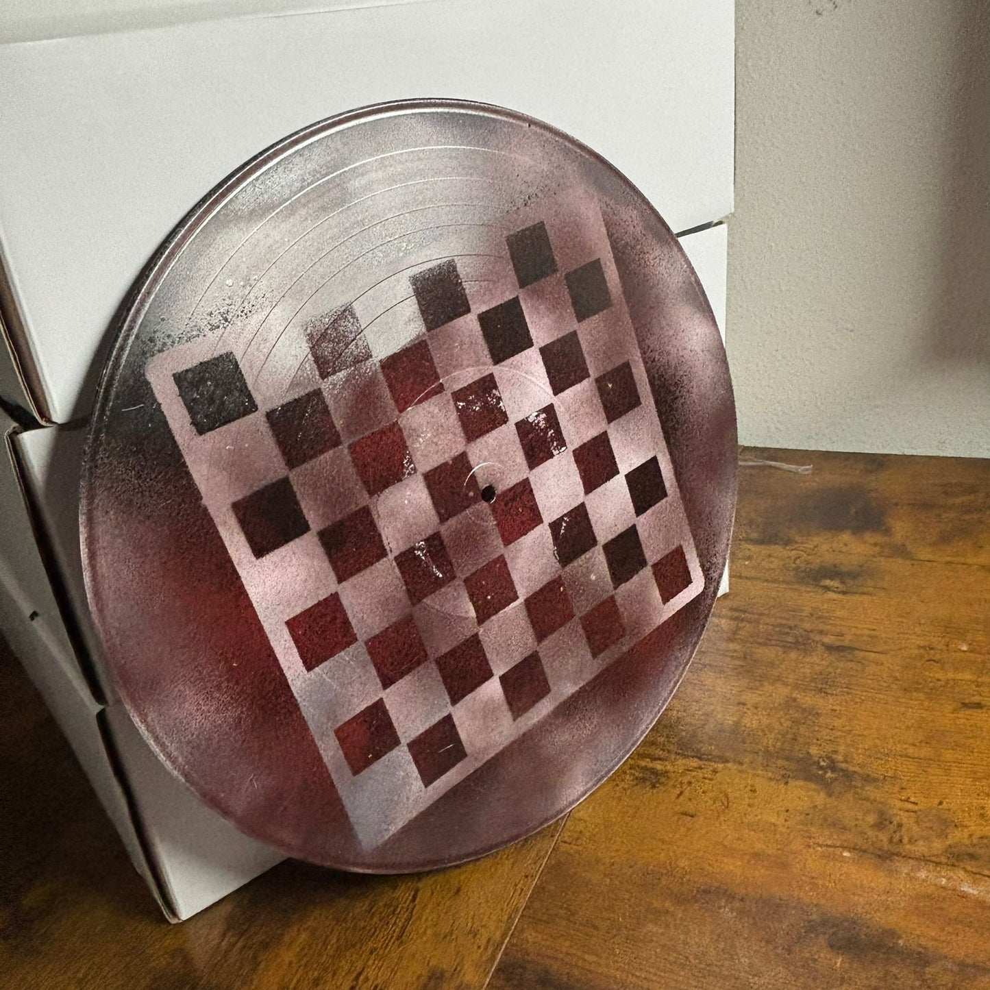 Rustic Brown - Vinyl Chess Board