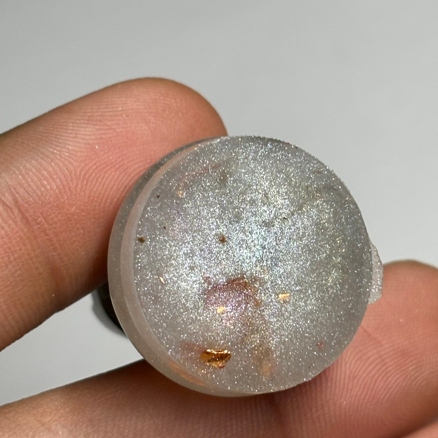 Navy Green Rook - Handmade Resin Keychain