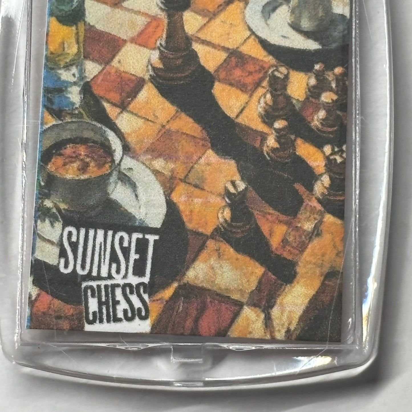 Tea - Chess  Photo Keychain