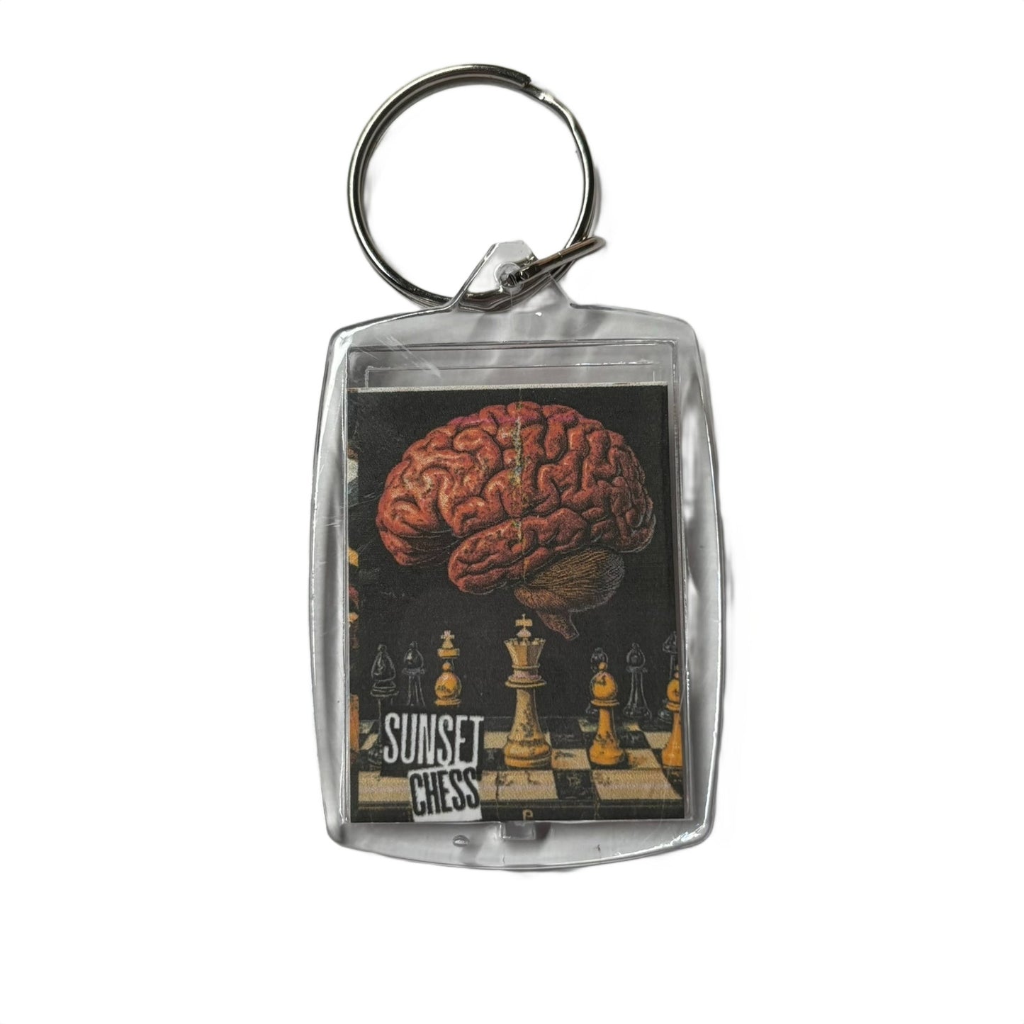 Big Brain - Chess  Photo Keychain