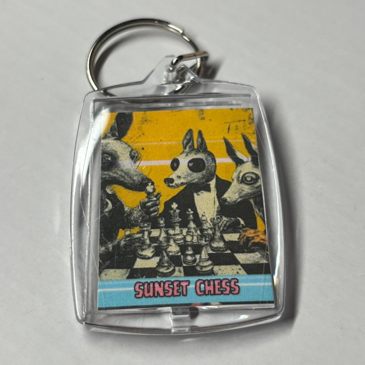 Beasts Game Night - Chess  Photo Keychain