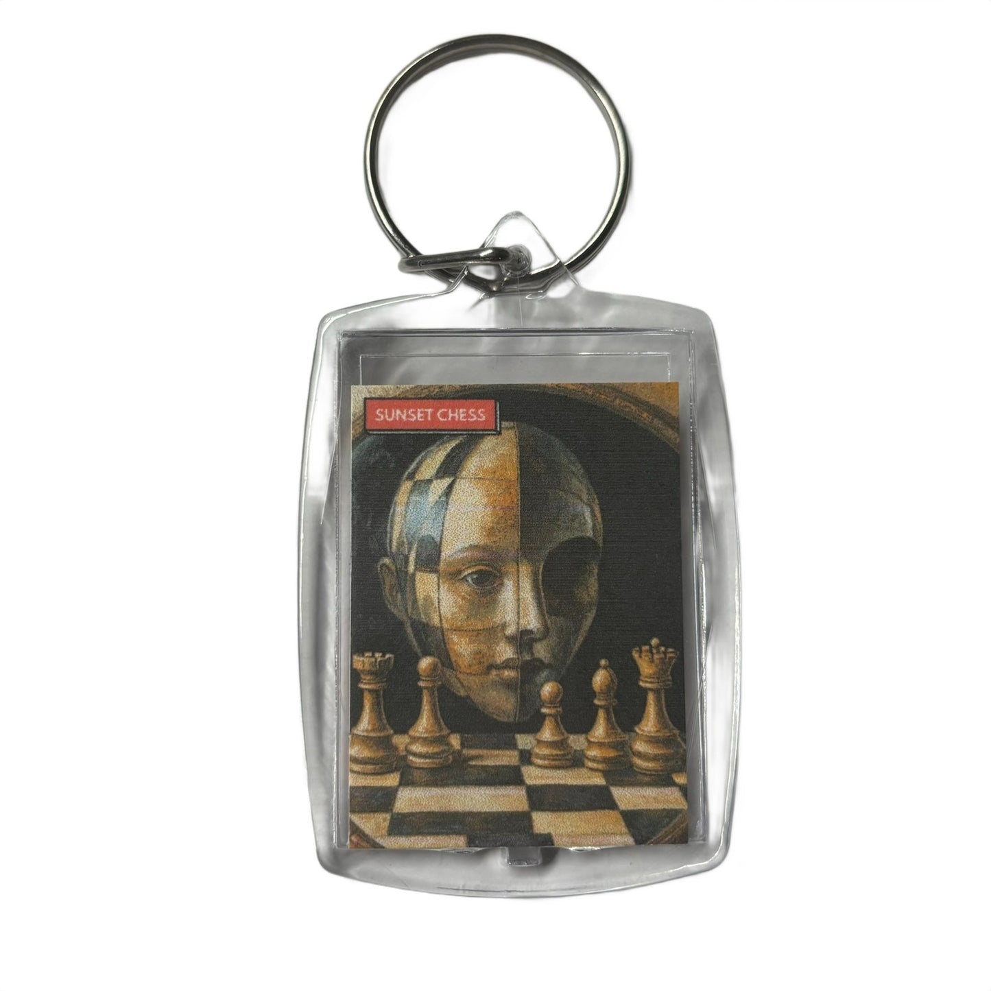 Smart Game - Chess  Photo Keychain