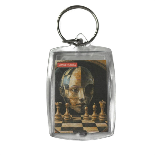 Smart Game - Chess  Photo Keychain