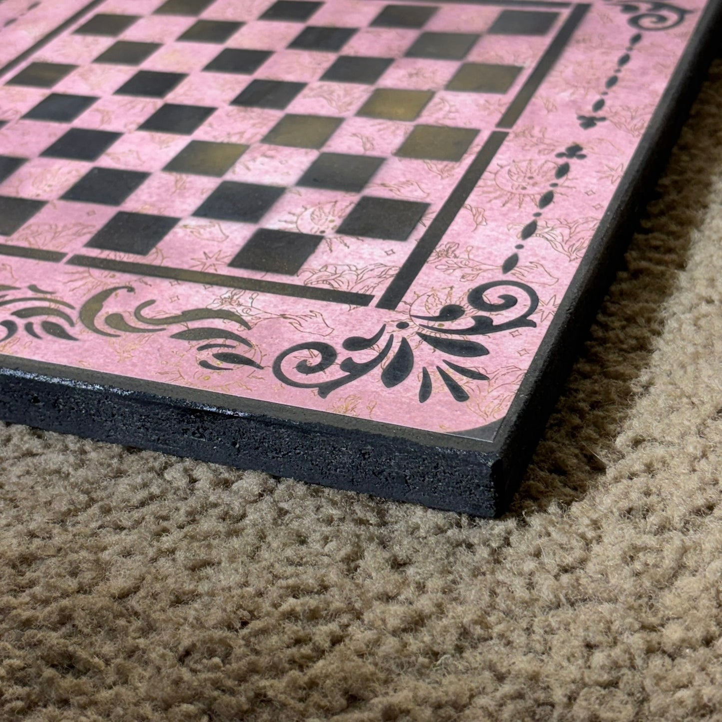 Splendid Pink - Scrapbook Chess Board