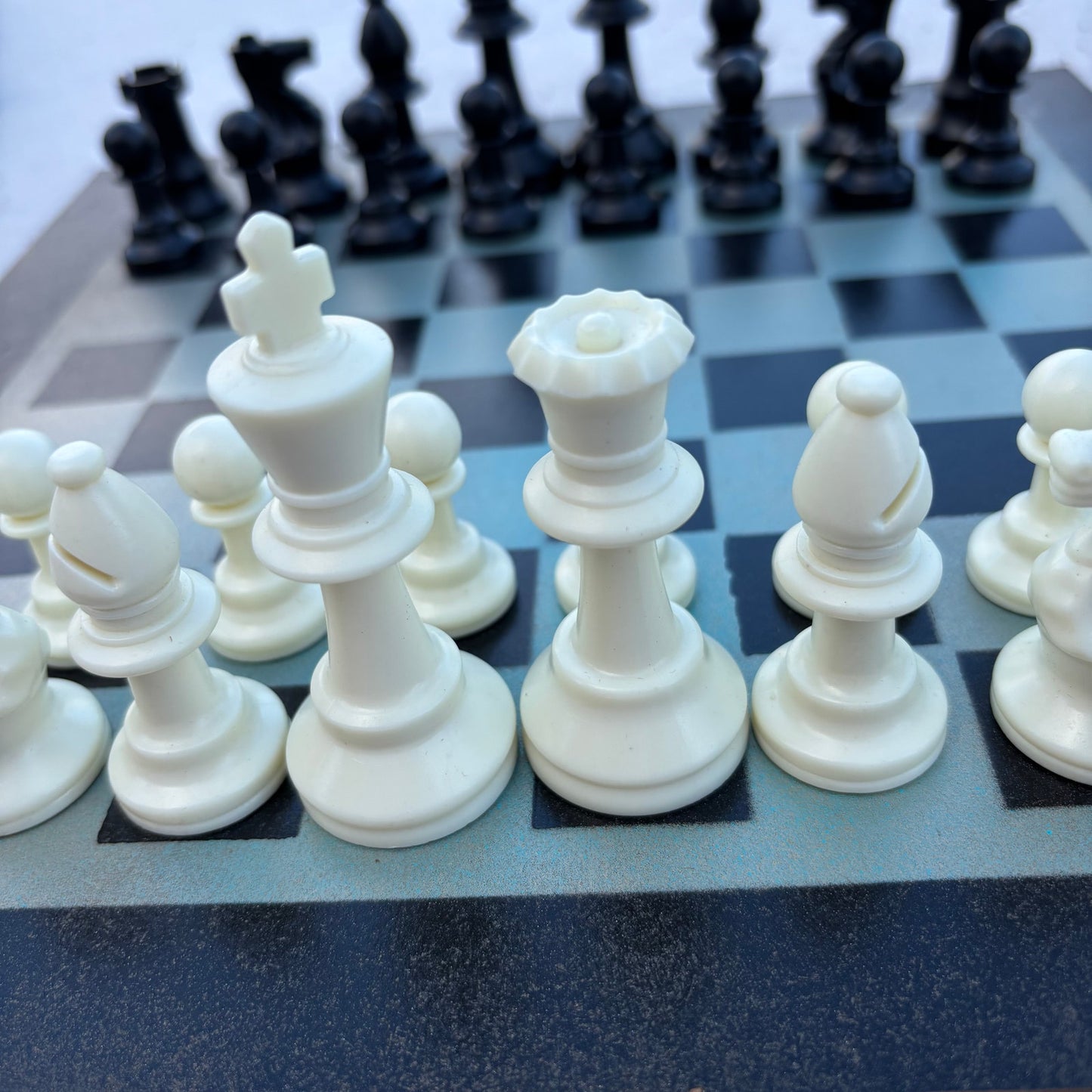 Metallic Green - Painted Chess Set