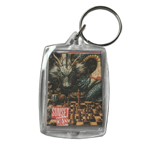 Chinese Dragon - Chess  Photo Keychain