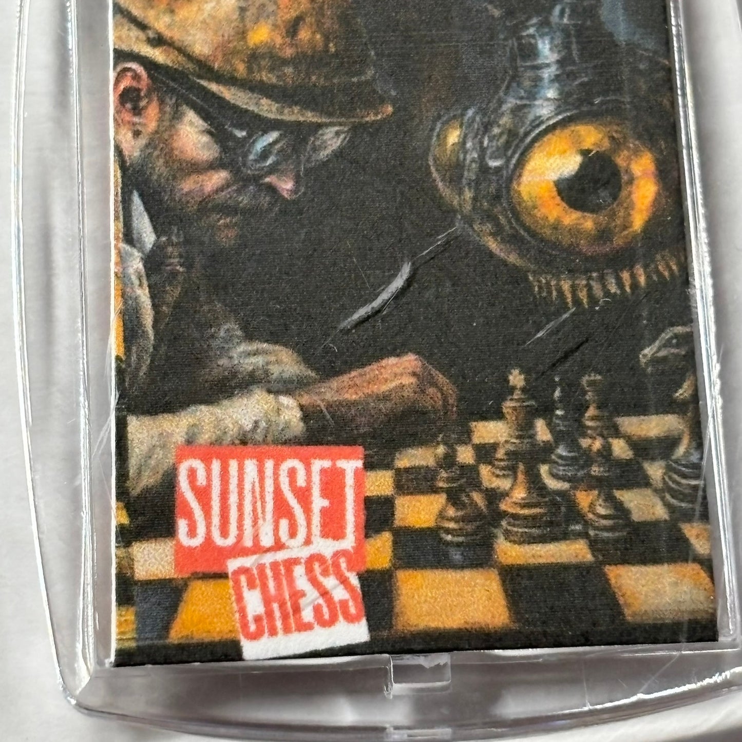 Man Vs Bug - Chess  Photo Keychain