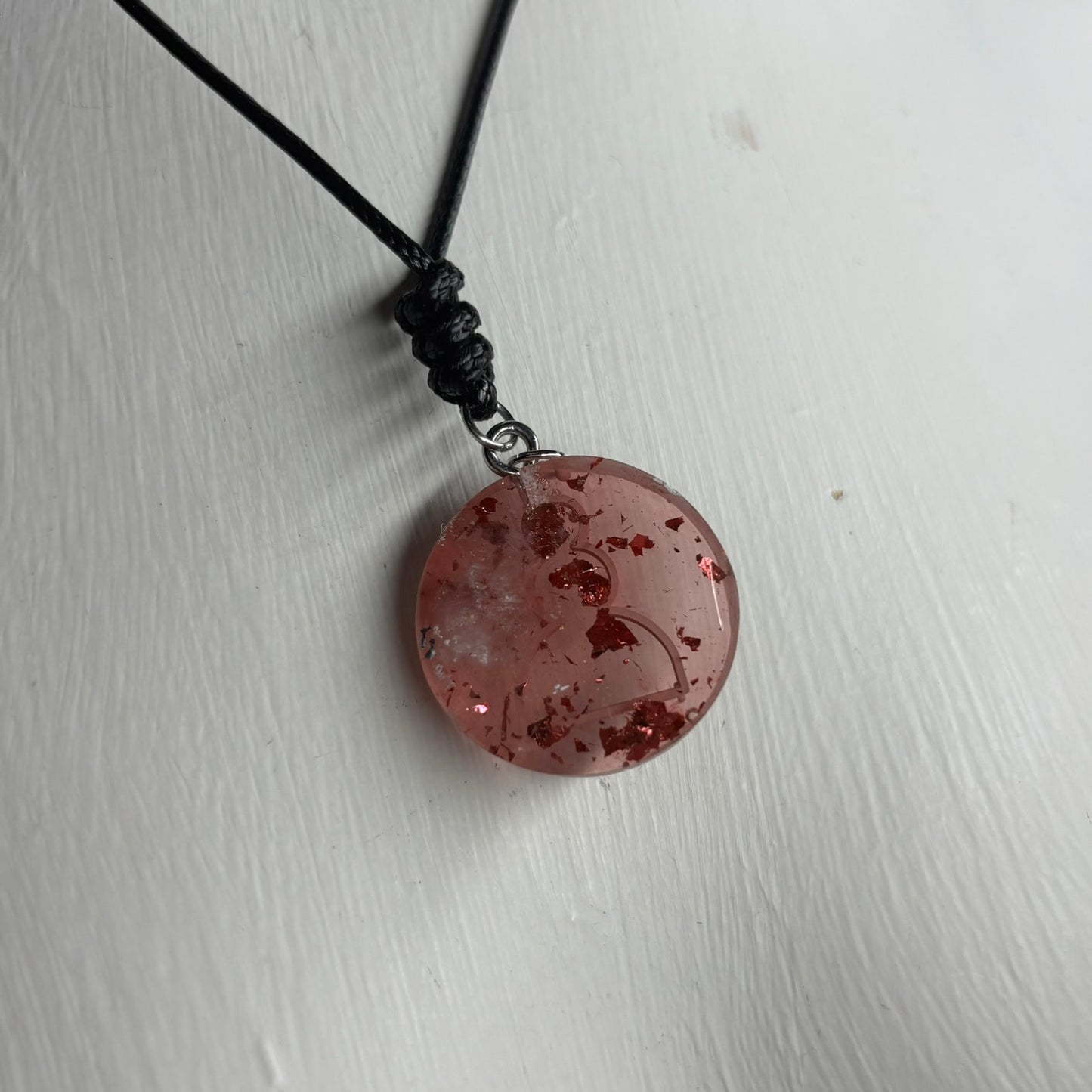 Translucent Pawn - Handmade Resin Chess Necklace