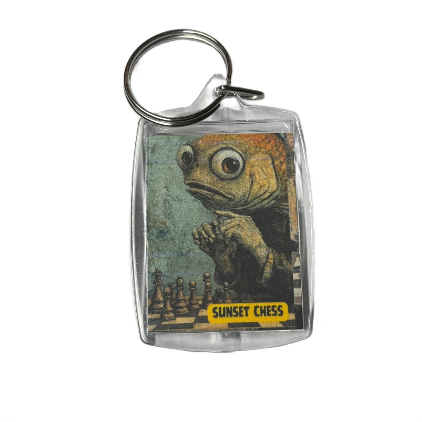Curious Fish - Photo Keychain